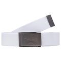 CCS Gunmetal 97 Star Web Belt - White