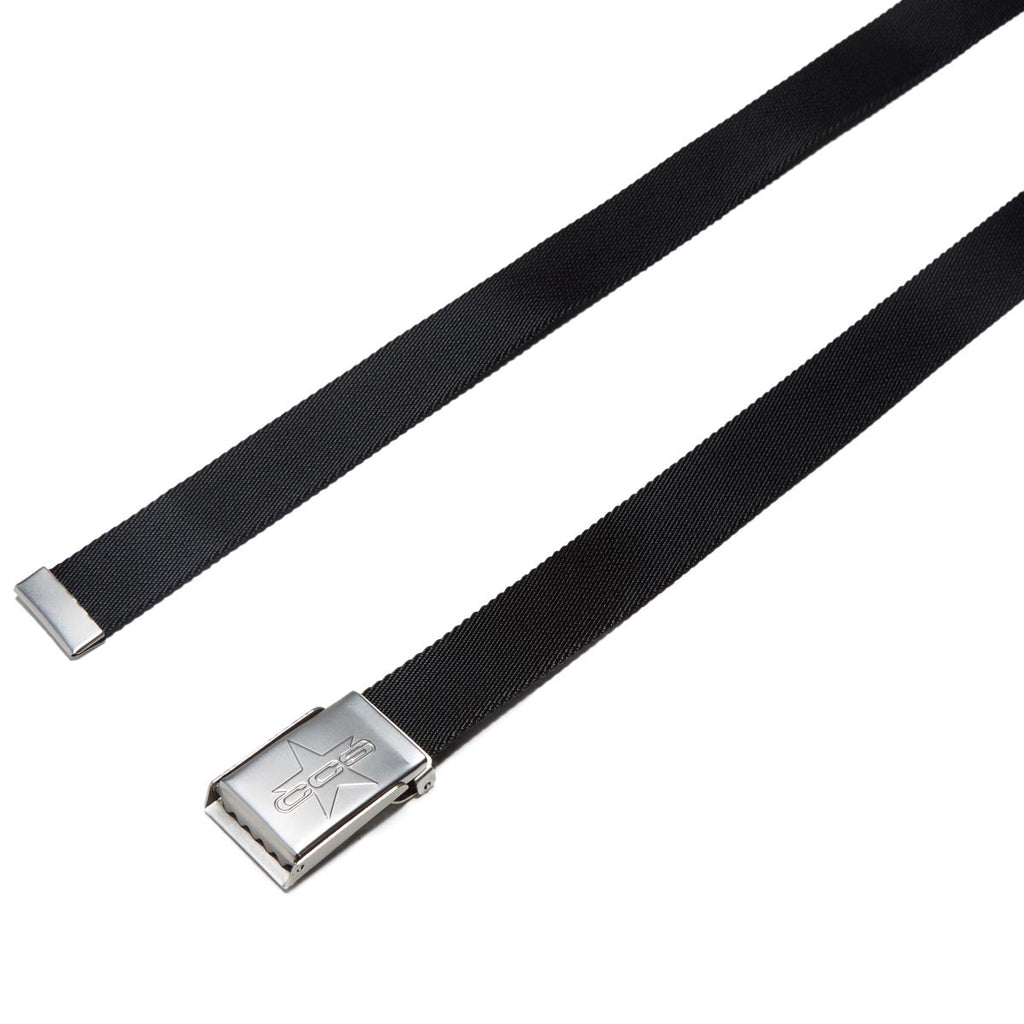 CCS Silver 97 Star Web Belt - Black