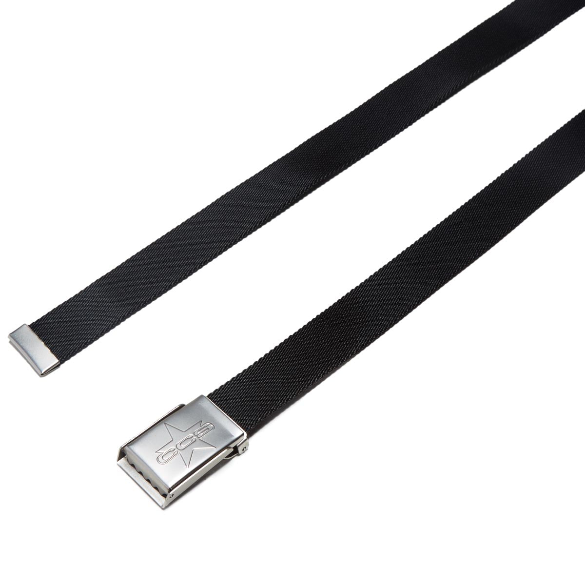 CCS Silver 97 Star Web Belt - Black