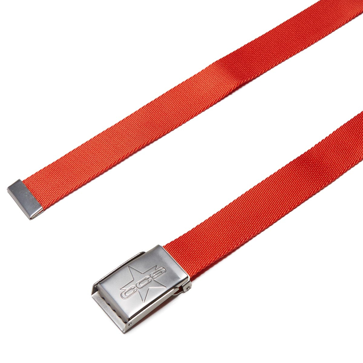CCS Silver 97 Star Web Belt - Orange