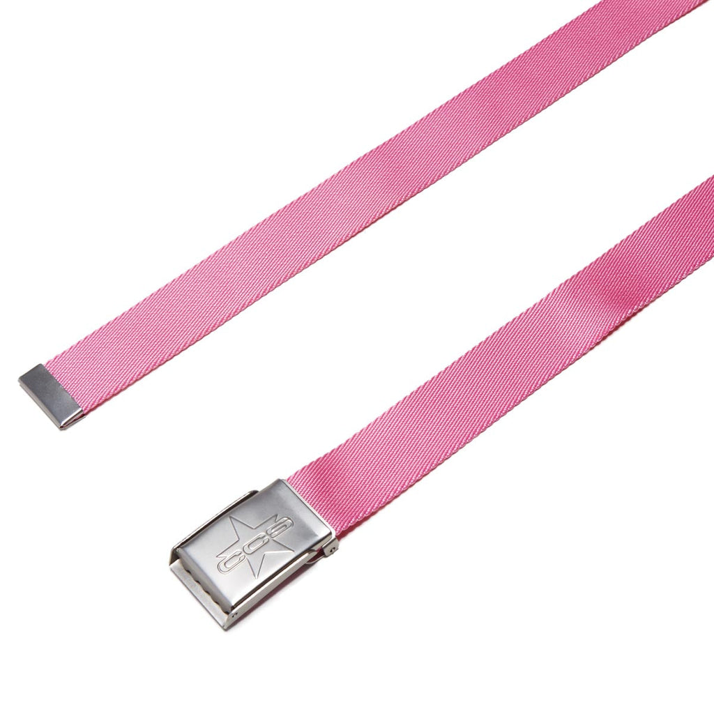 CCS Silver 97 Star Web Belt - Pink