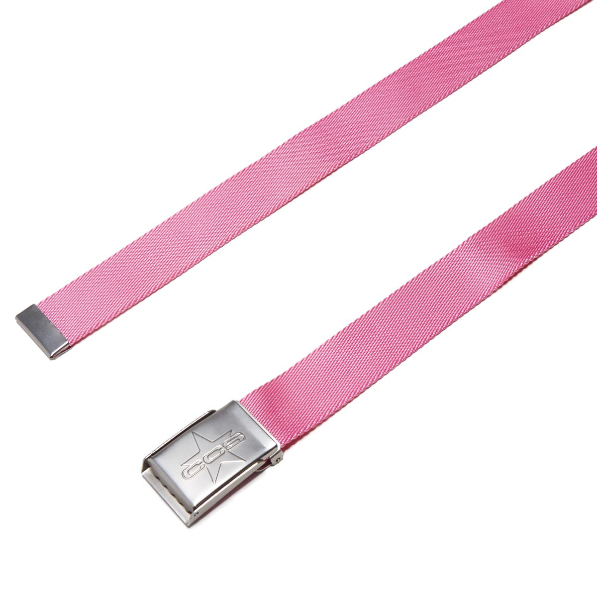 CCS Silver 97 Star Web Belt - Pink