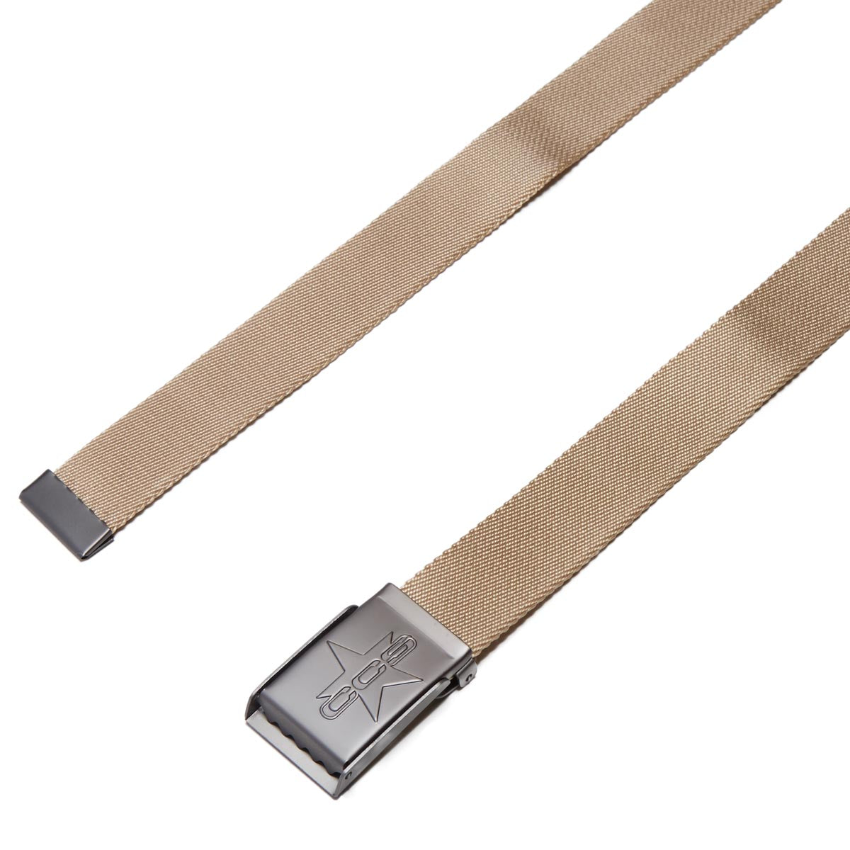 CCS Gunmetal 97 Star Web Belt -  Tan