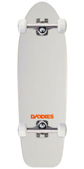 Daddies Logo Cruiser Skateboard Complete - White
