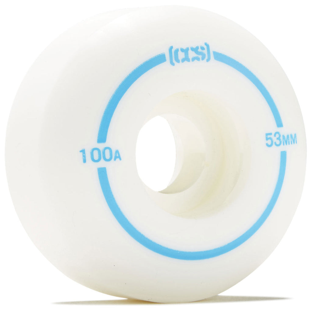 CCS Skateboard Wheels - White - 53mm