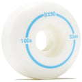 CCS Skateboard Wheels - White - 53mm