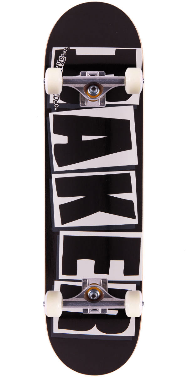 Baker Brand Logo Skateboard Complete - Black/White - 8.25"