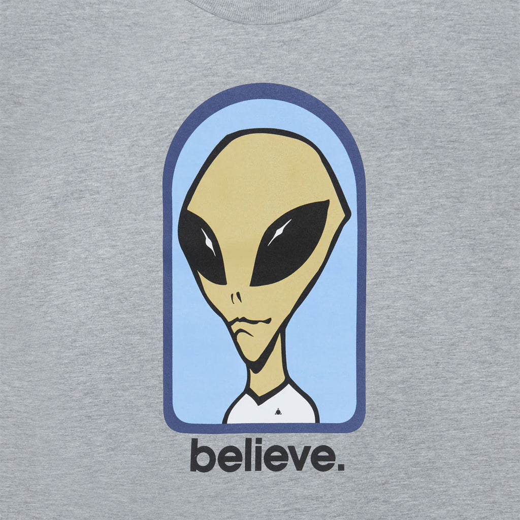 Alien Workshop Believe T-Shirt - Heather Grey