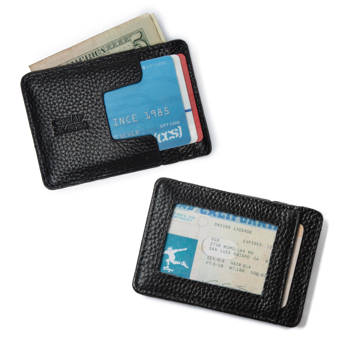 CCS Cheap Skates Cardholder Wallet - Black
