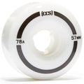 CCS Cruiser 78a Skateboard Wheels - White - 57mm