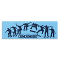 CCS Kickflip Sticker - Carolina Blue/Navy