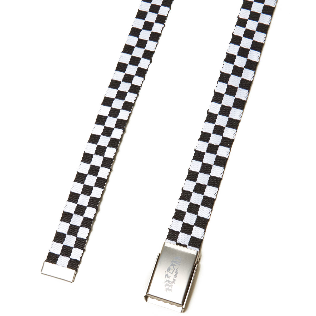 CCS Silver Kickflip Buckle Belt - Checkerboard