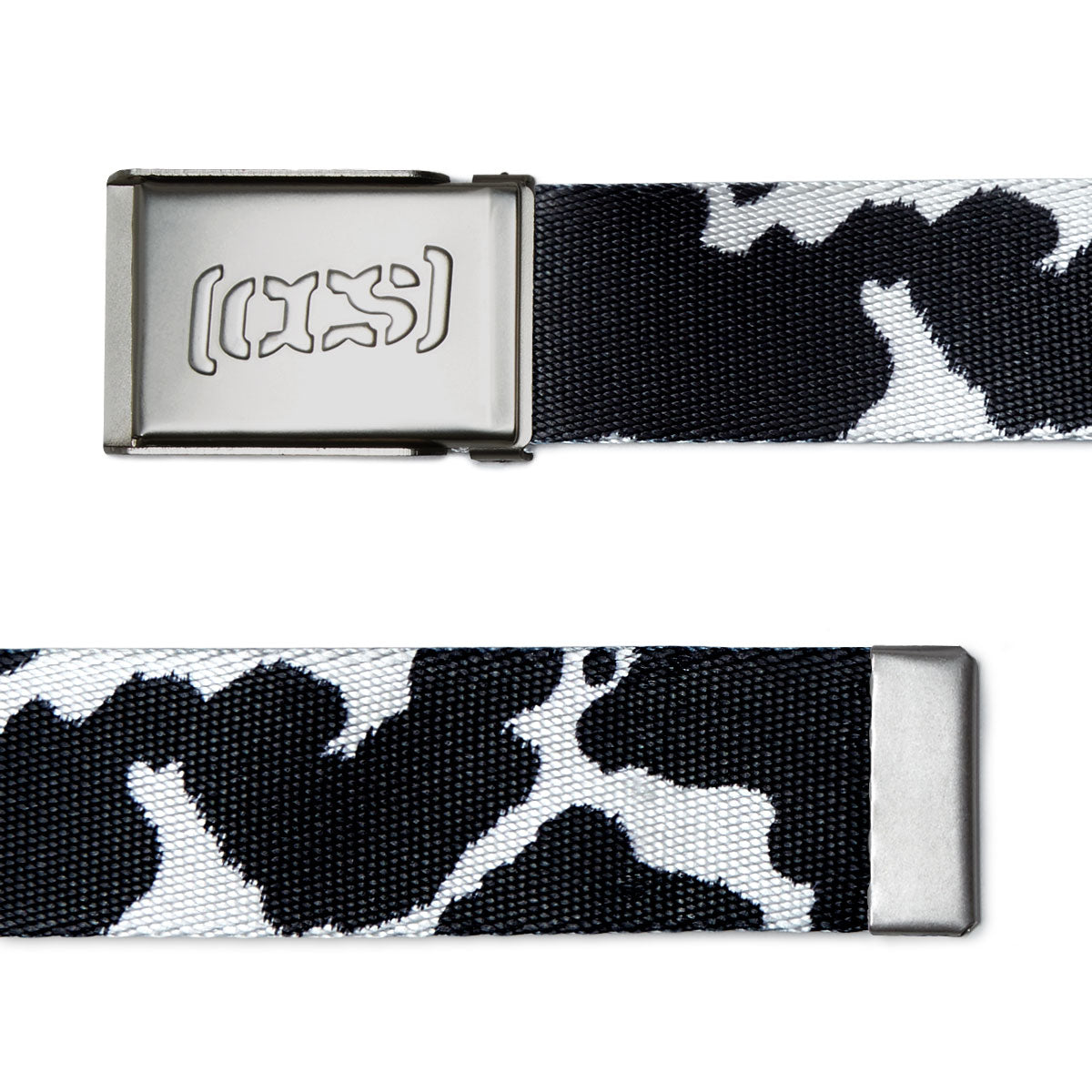 CCS Silver Logo Buckle Belt - Cow