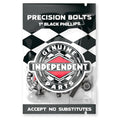 Independent Genuine Parts Phillips Hardware - Black - 1"