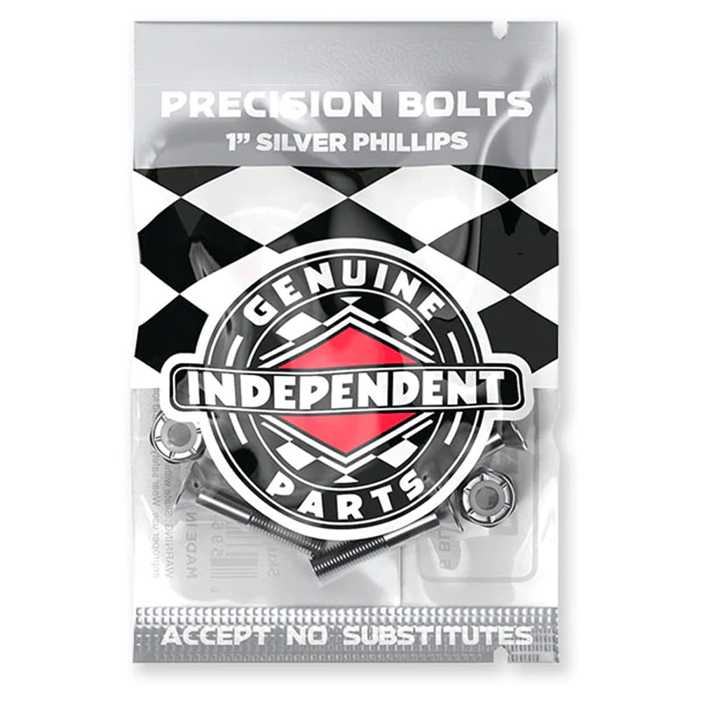 Independent Genuine Parts Phillips Hardware - Black/Silver - 1"