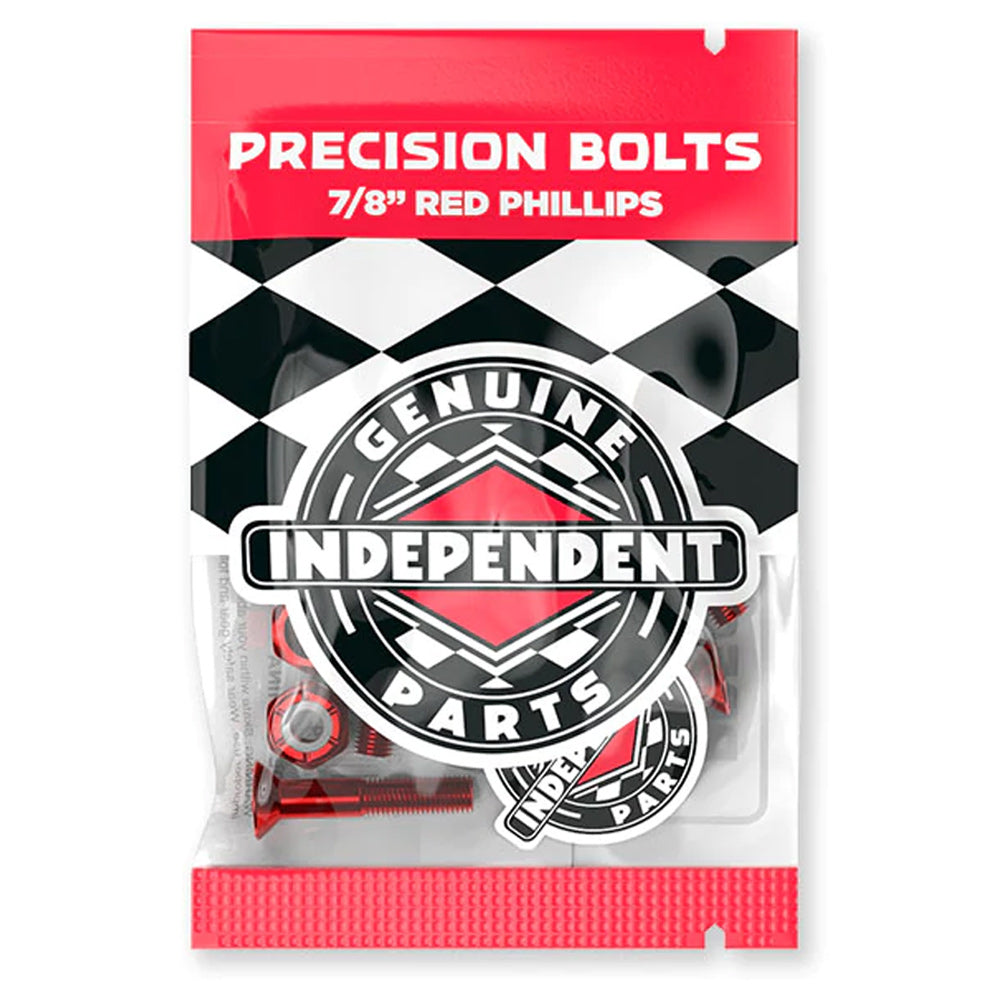 Independent Genuine Parts Phillips Hardware - Black/Red - 7/8"