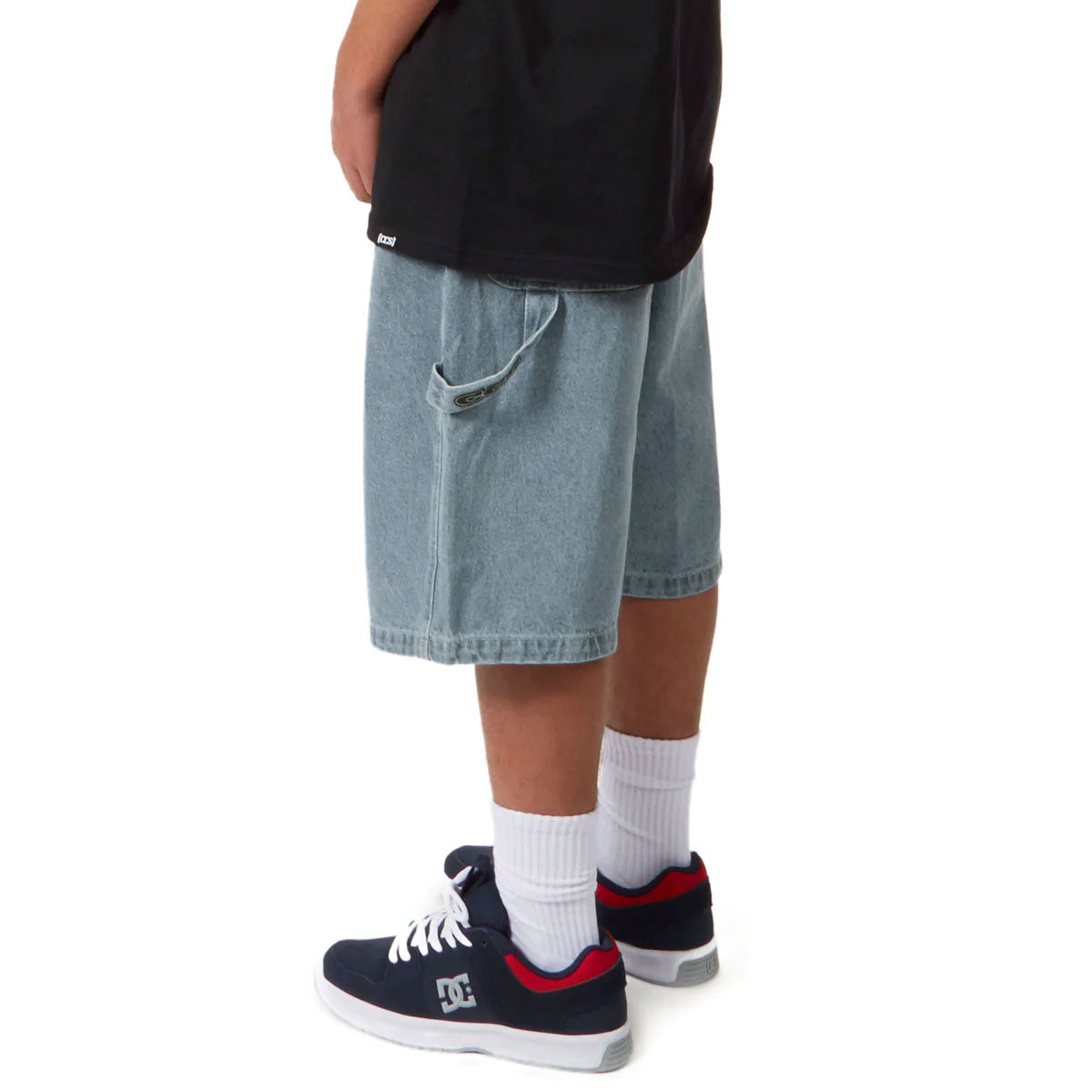 CCS Hammer Loop Jean Shorts - Bleach Wash