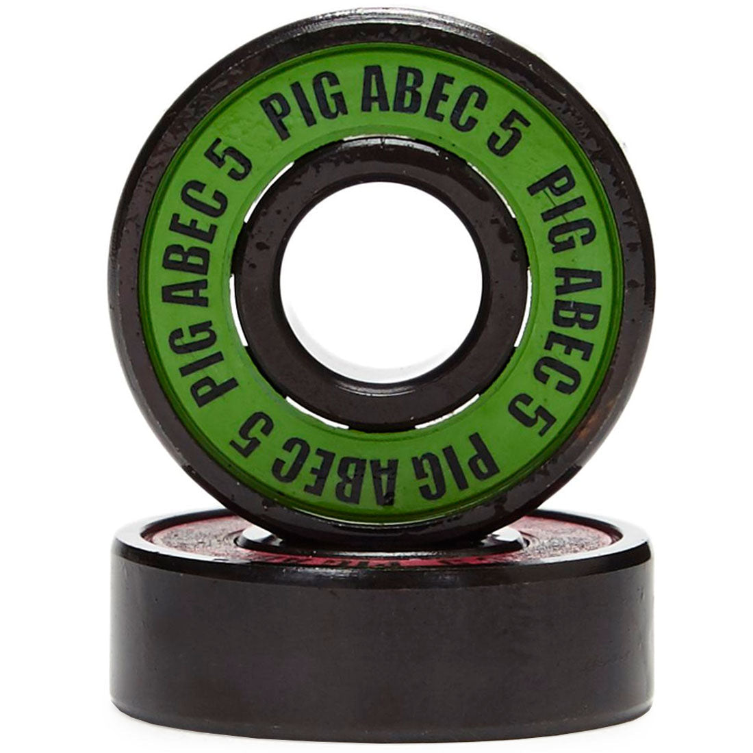 Pig Neon Skateboard Bearings - Green