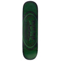 Real DBX Oval Team Skateboard Deck - Green - 8.50"
