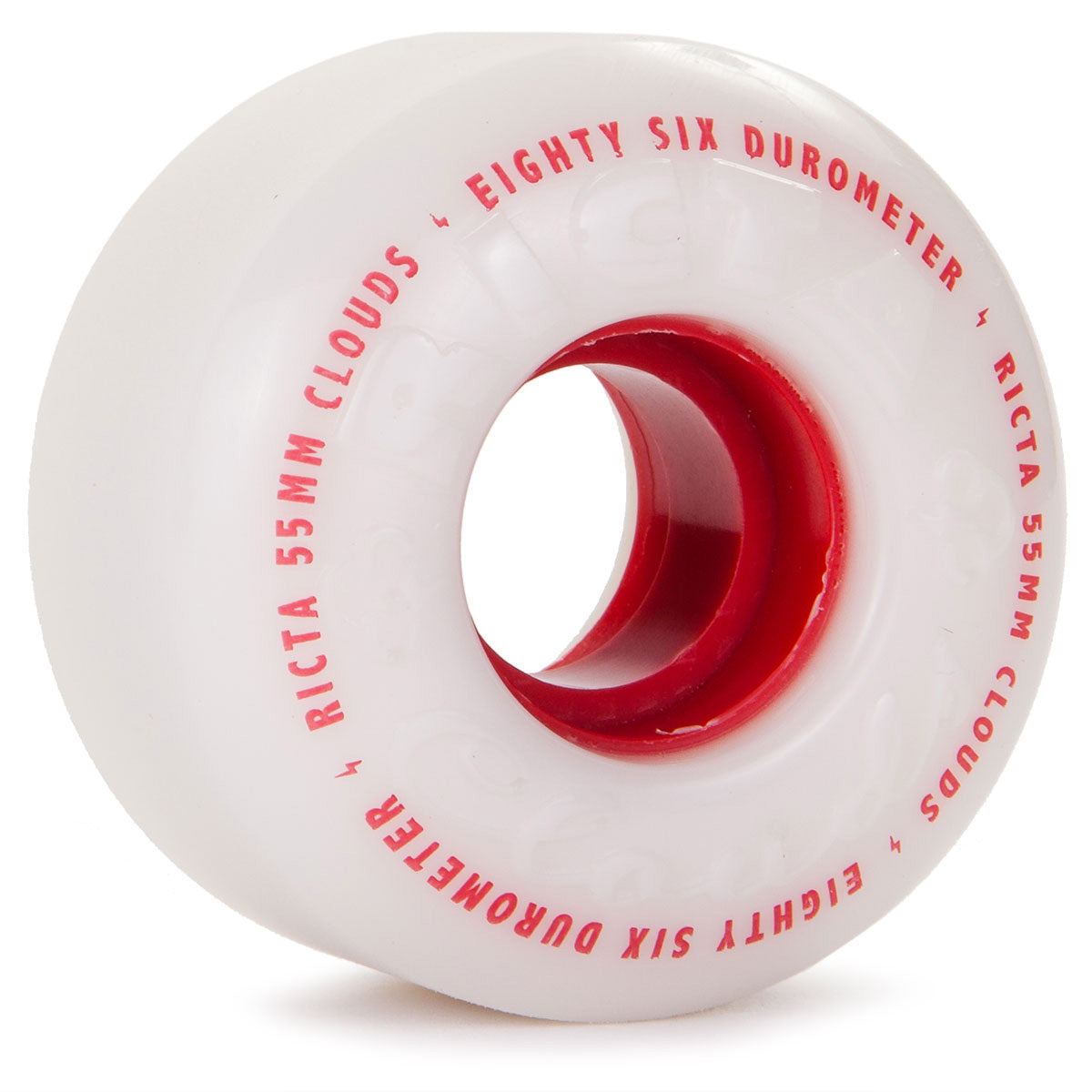 Ricta Clouds 86a Skateboard Wheels - Red - 55mm