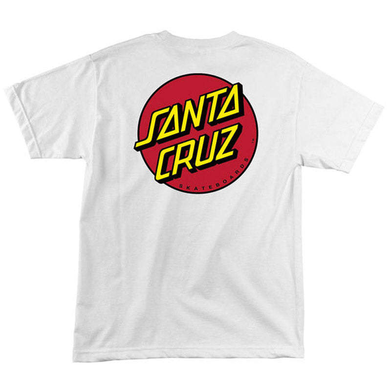 Santa Cruz Classic Dot T-Shirt - White