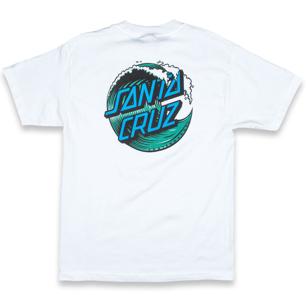 Santa Cruz Wave Dot T-Shirt - White